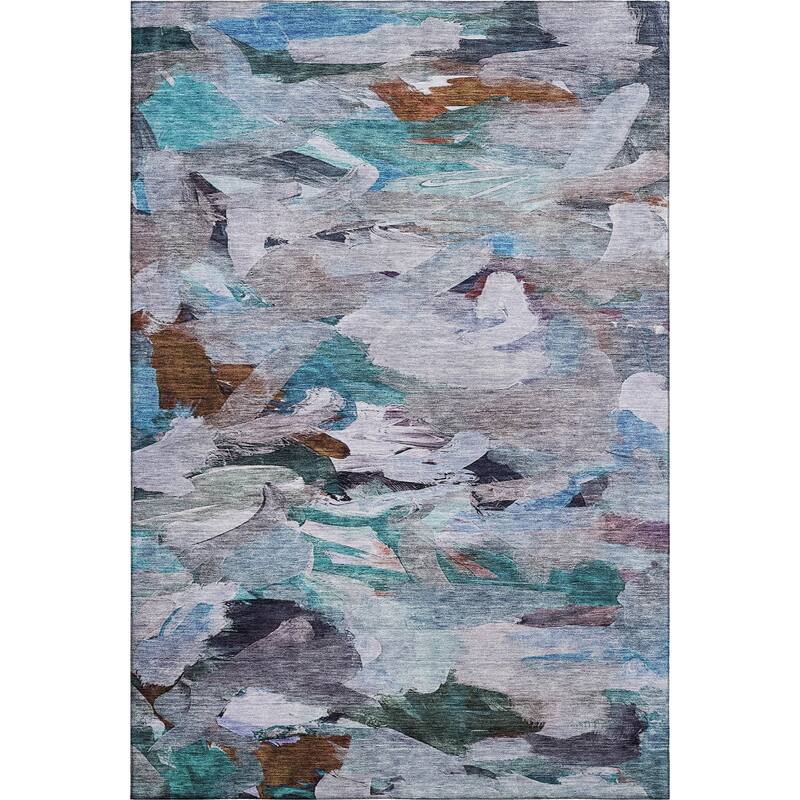 Premium Washable Super Soft Brushstrokes Abstract Mayfield Rug