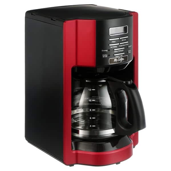 12-Cup Programmable Coffeemaker, Rapid Brew, Red - Bed Bath & Beyond -  36866021