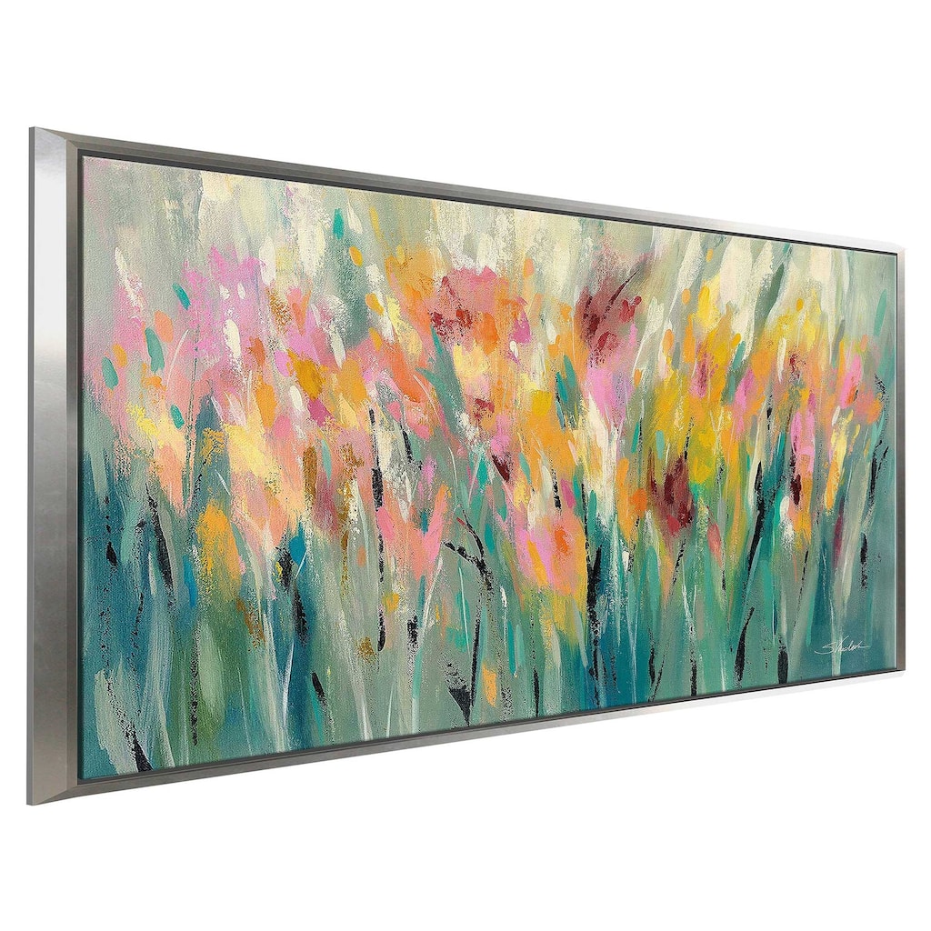 "Summer Garden Joy" Print on Floating Canvas