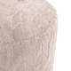 preview thumbnail 3 of 4, Allan Andrews Foot Pouf Angora Natural