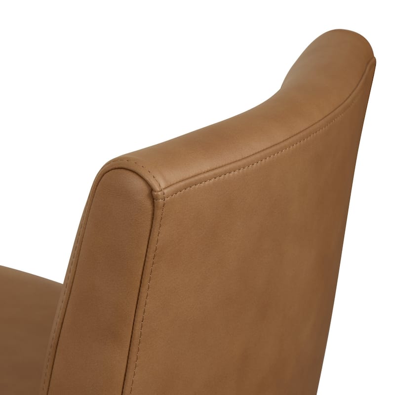 Oliva Full-Grain Italian Leather Dining Chair