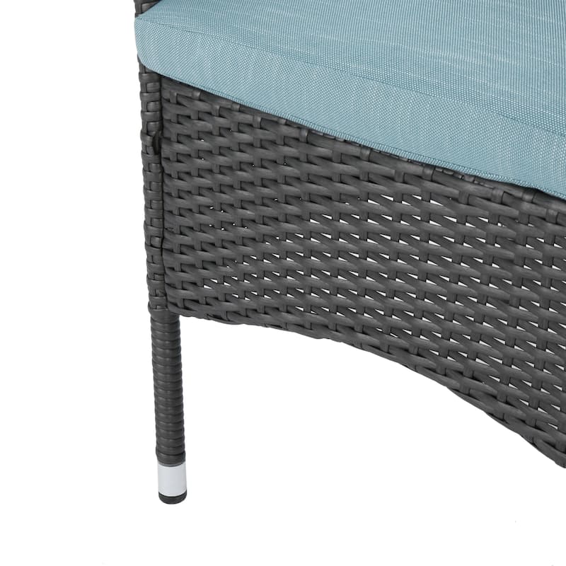 Christopher Knight Home Malta Wicker Patio Armchairs (Set of 2)
