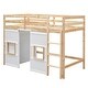preview thumbnail 4 of 10, Twin Size Loft Bed with Wardrobe and Windows