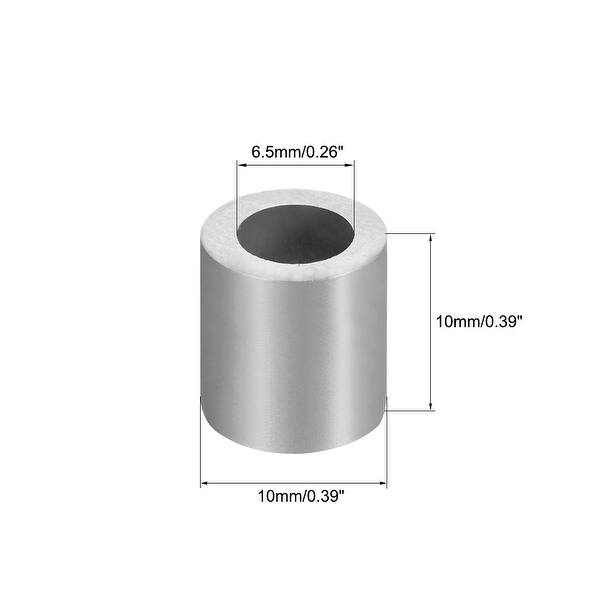 Shop 6 5mm 1 4 Inch Cable Wire Rope Aluminum Sleeves Clip Crimping Loop 10pcs Overstock 27583140