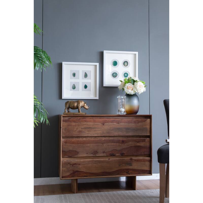 S/2 15.57x1.2x15.7" Shadow Box Wall Décor