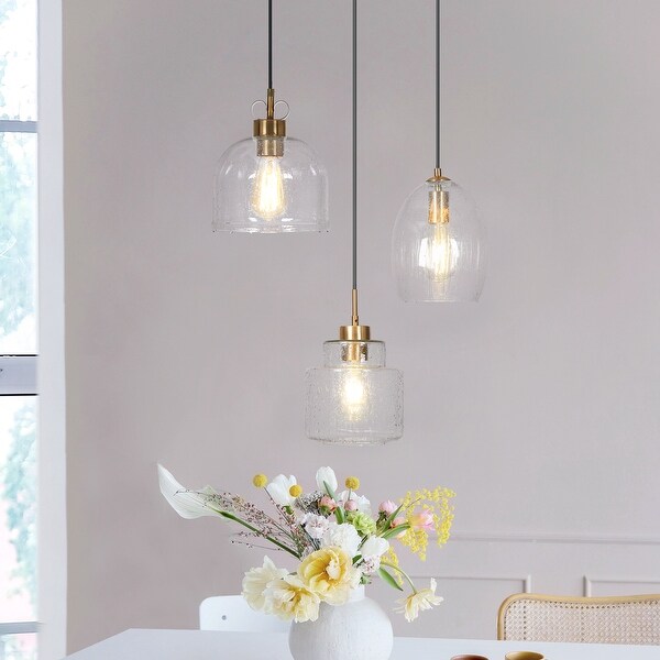 Modern Raindrop Seeded Glass Mini Pendant Lights DIY High end Pendant Ceiling Lighs Clear On Sale Bed Bath Beyond 36217635