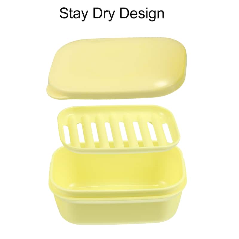 Soap Dish Keep Soap Dry Soap Cleaning Storage for Home Bathroom Kitchen