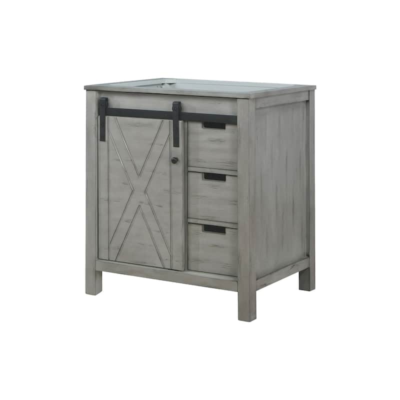 Marsyas 30 in W x 22 in D Dark Grey Bath Vanity