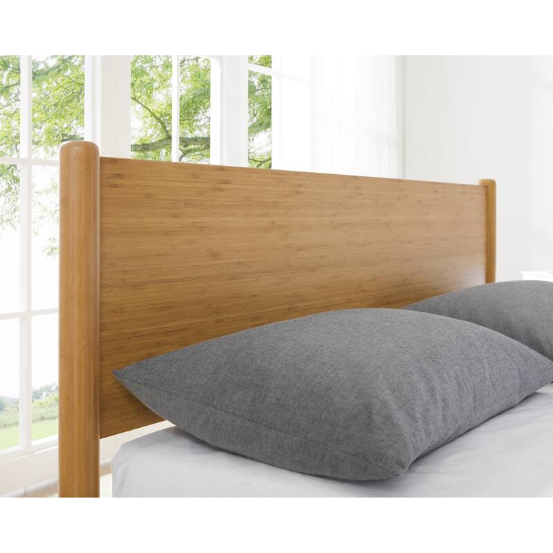 Ria Eastern King Platform Bed, Caramelized