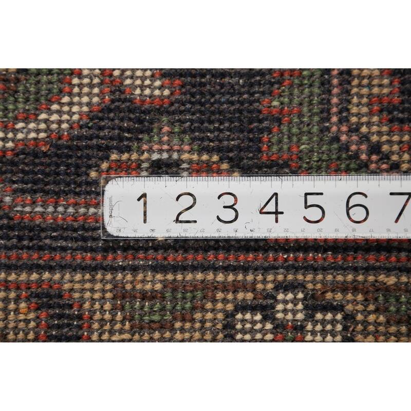 Orange Heriz Serapi Indian Area Rug Handmade Wool Carpet - 8'11"x 11'10"