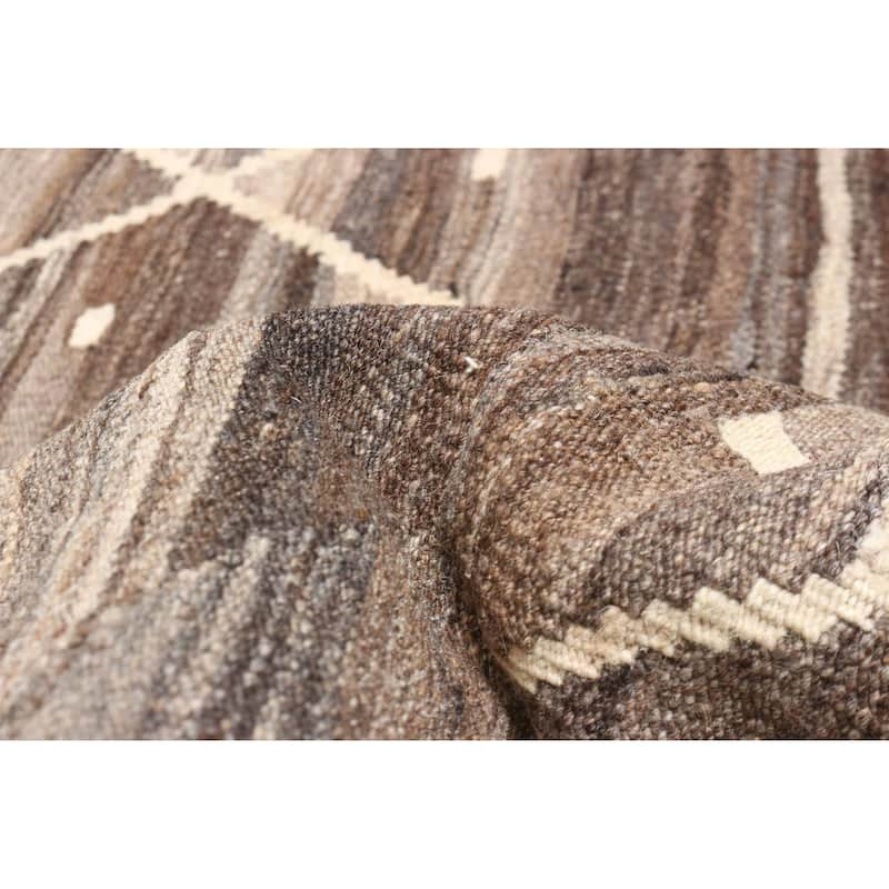Sivas Brown Kilim 6'11" x 10'0" - 6'11 x 10'0