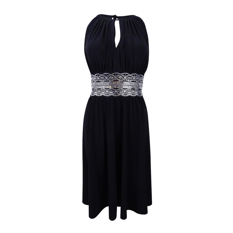 womens black halter dress