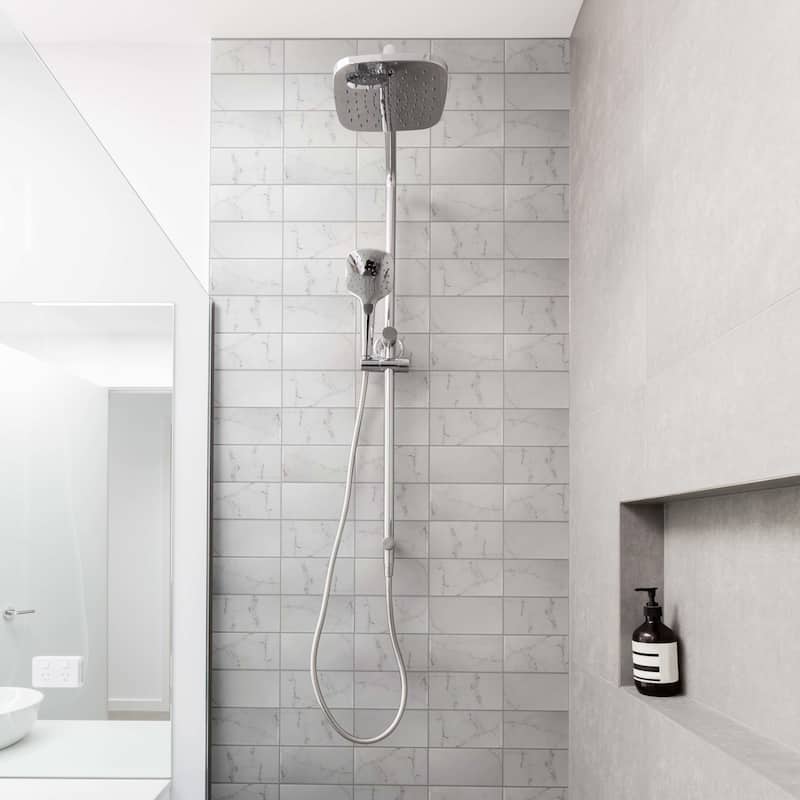 Merola Tile Classico Carrara Matte Bullnose 3" x 6" Ceramic Wall Trim - (1 Tile)