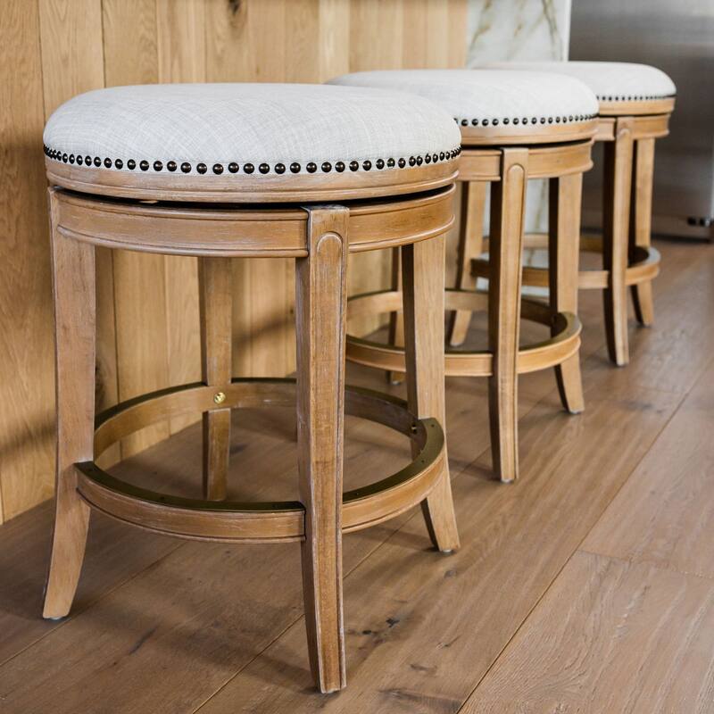 Maven Lane 26" Alexander Backless Counter Height Kitchen Stool