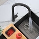 preview thumbnail 1 of 54, STYLISH Kitchen Sink Faucet Single Handle Pull Down Dual Mode Stainless Steel Polished