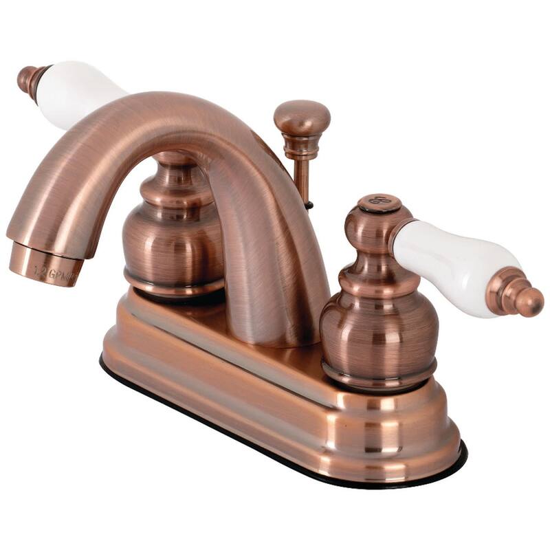 Kingston Brass Restoration 1.2 GPM Centerset Bathroom Faucet with