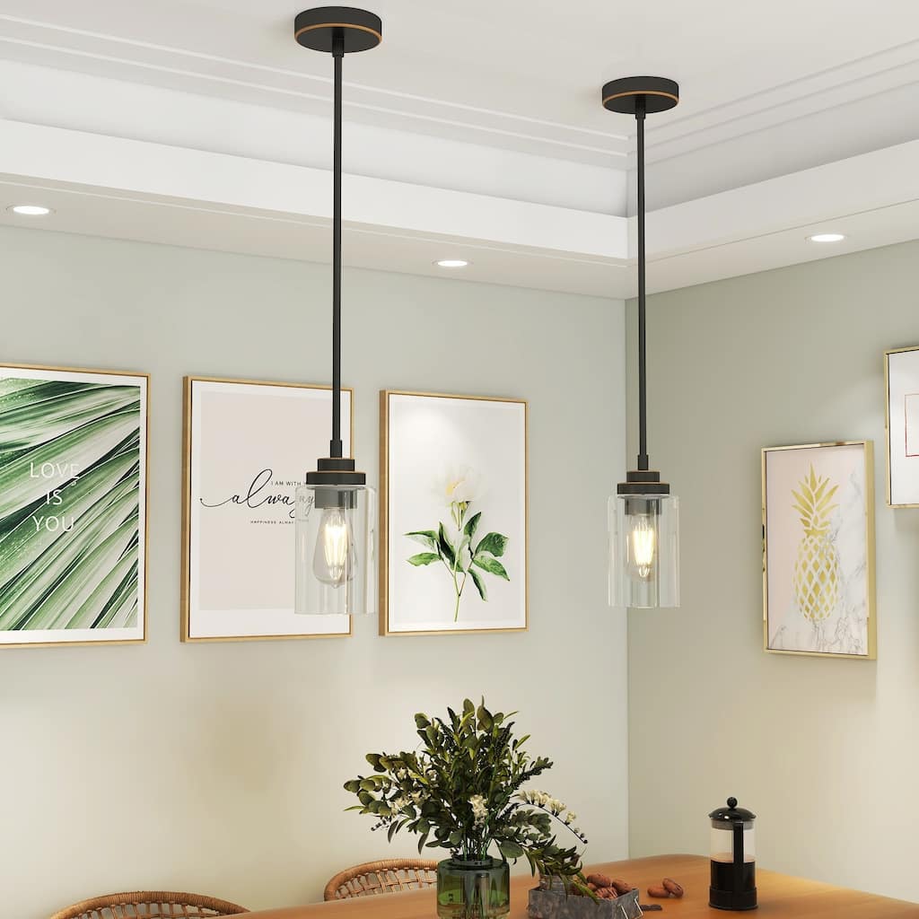 1-Light Pendant - Oil Rubbed Bronze - 4.33"x69.72"