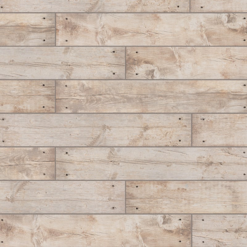 Merola Tile Bois Natural 6" x 35-3/8" Porcelain Floor and Wall Tile