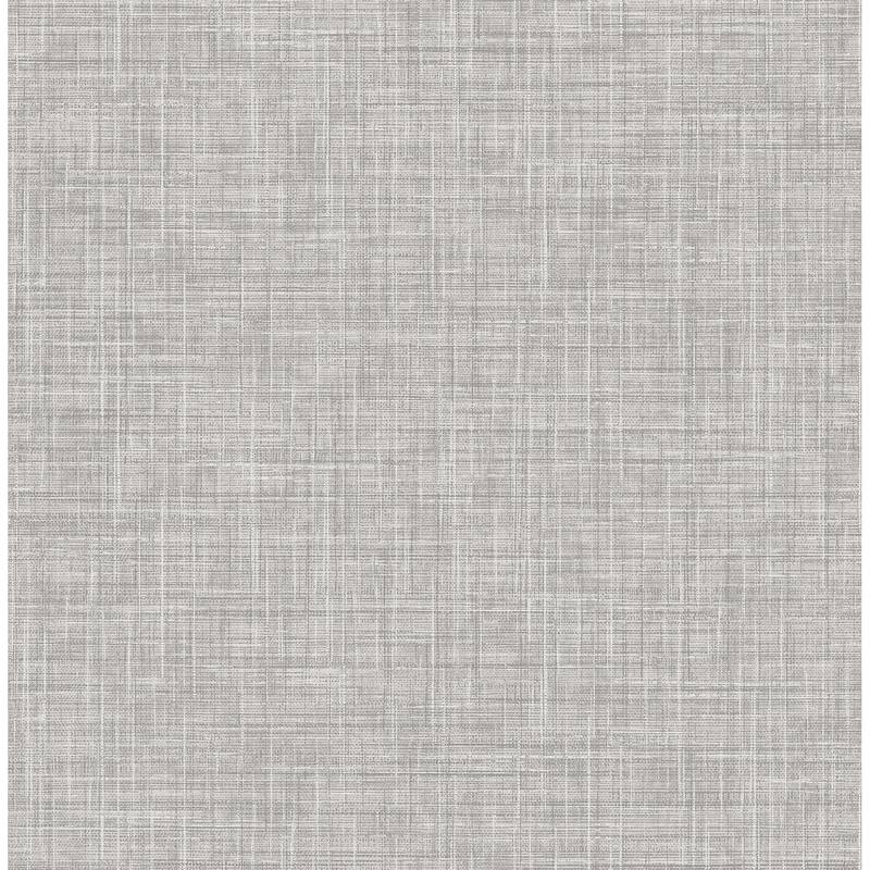 Corning, Mendocino Grey Linen, 33' L X 20.5 W, Wallpaper Roll
