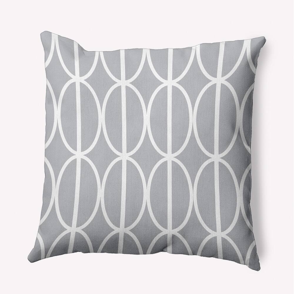 Ovals Go 'Round Decorative Throw Pillow