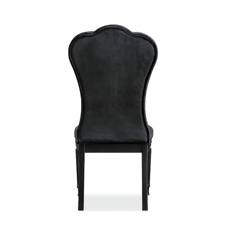 Furniture of America Seabliss Glam Solid Wood Dining Chairs (Set of 2)