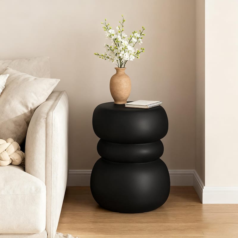 Outdoor Concrete Side Table End Table