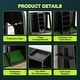preview thumbnail 8 of 8, Golf Bag Storage Organizer for Garage, Premium Wooden 2 Golf Bags Rack with Drawer, Easy Assemble Golf Club Stand/Holder