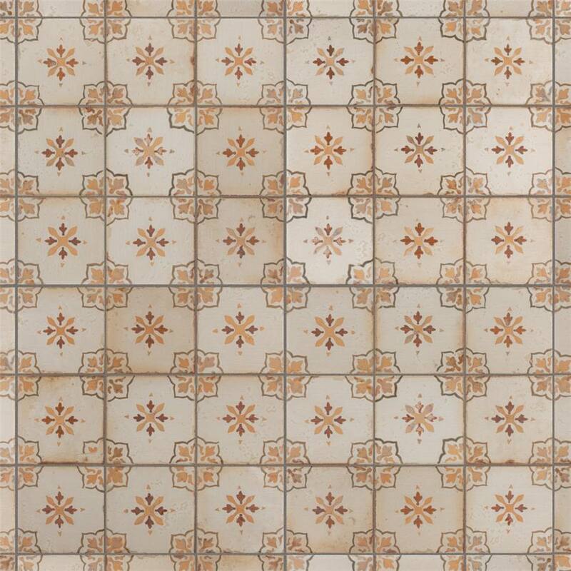 Merola Tile Mirambel Marron 13" x 13" Ceramic Floor and Wall Tile