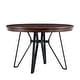 preview thumbnail 4 of 17, Christopher Knight Home Round Dining Table with Metal Base - 46.85" W x 46.85" D x 30" H