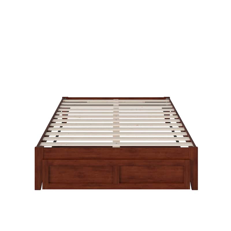 AFI Colorado Platform Bed with Foot Drawer and Charging Station