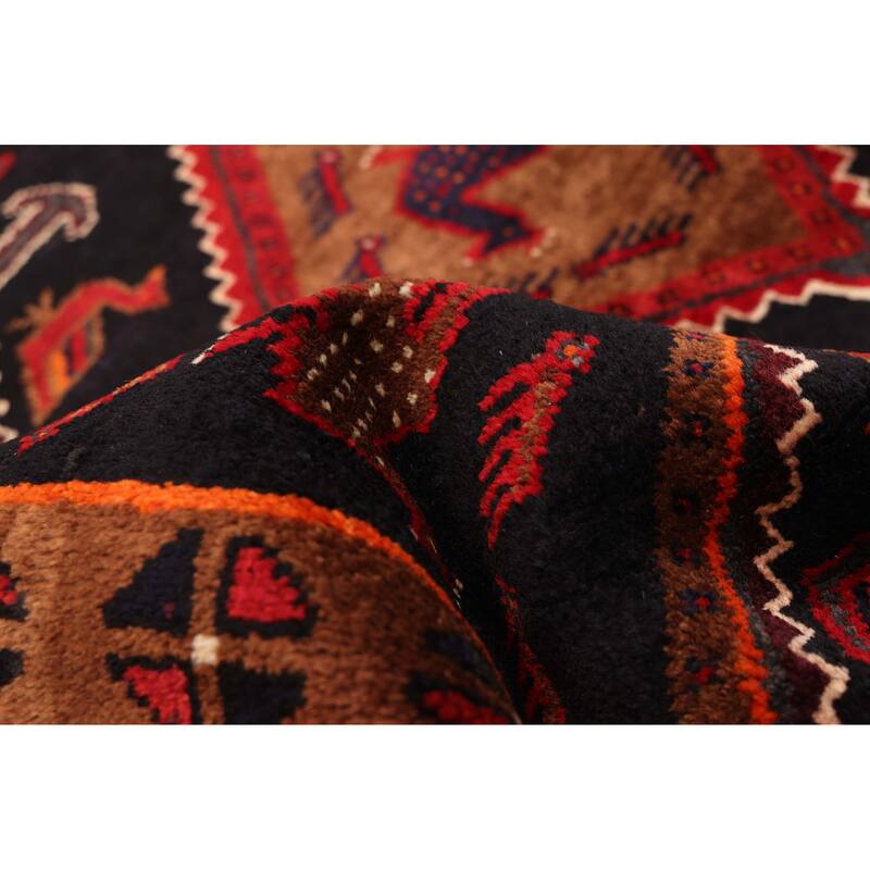 ECARPETGALLERY Hand-knotted Konya Anatolian Dark Navy, Red Wool Rug - 5'2 x 10'6