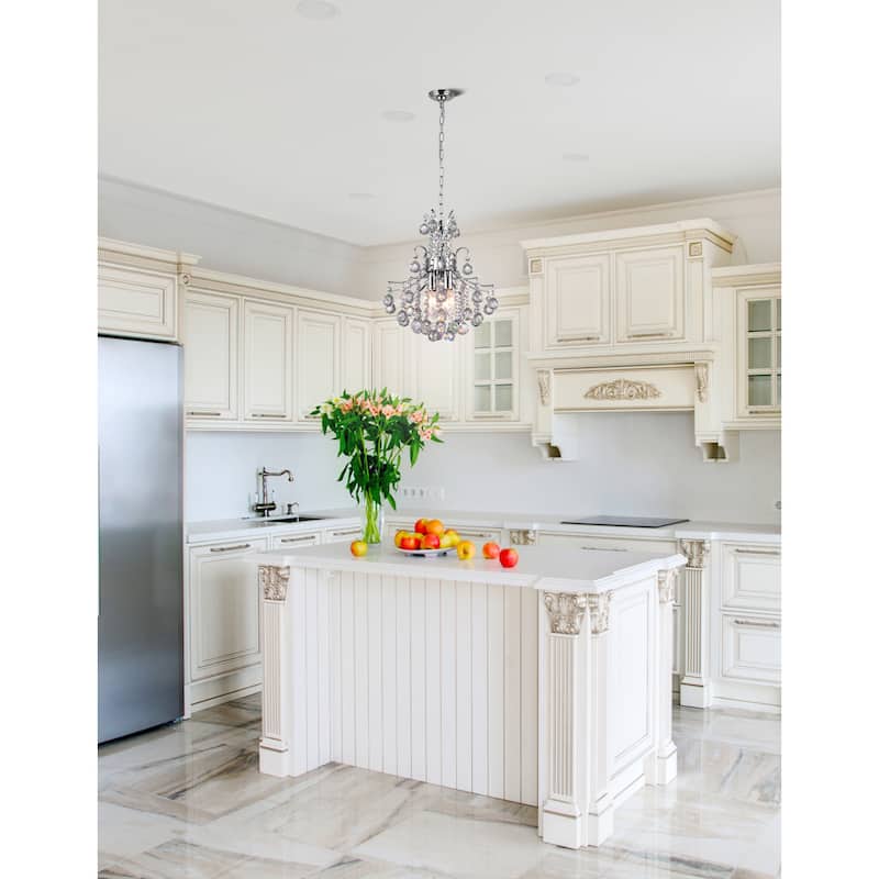 Princess 3 Light Mini Chandelier With Chrome Finish