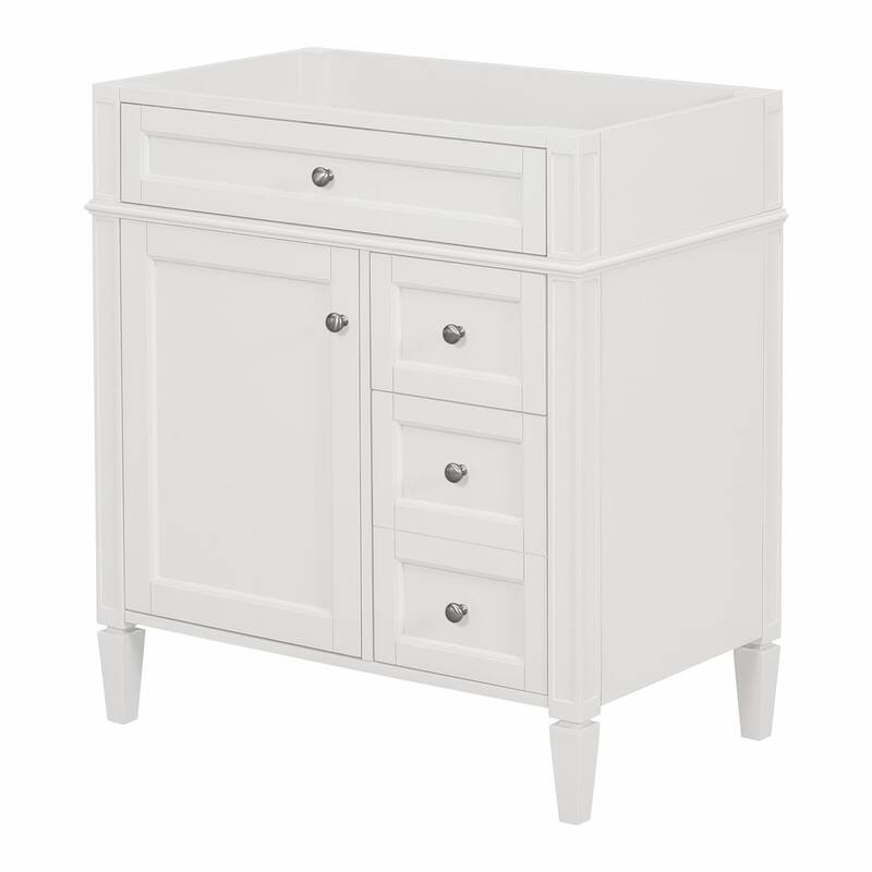 30'' Bathroom Vanity with Top Sink Set, Sink Bathroom Vanity