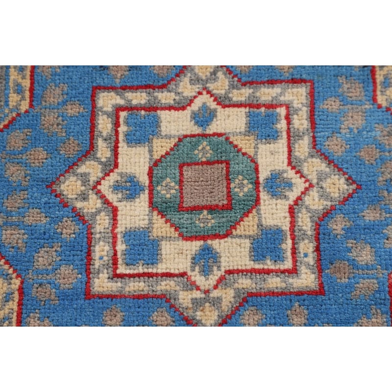 Kazak Accent Rug Handmade Traditional Foyer Wool Carpet - 2'9" x 4'0"