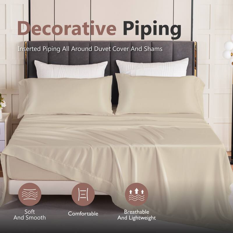 Cooling Bedding Sheet Set Silky Smooth and Breathable Lyocell