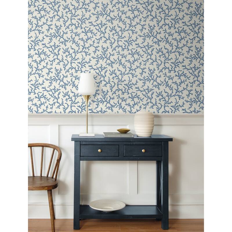 Seabrook Designs Corail Nonwoven Unpasted Wallpaper