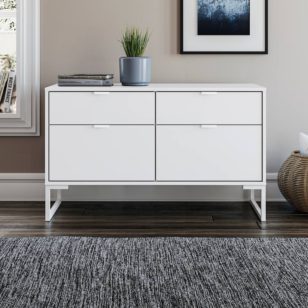 Aspen Compact TV Stand - 2 Doors / 2 Drawers