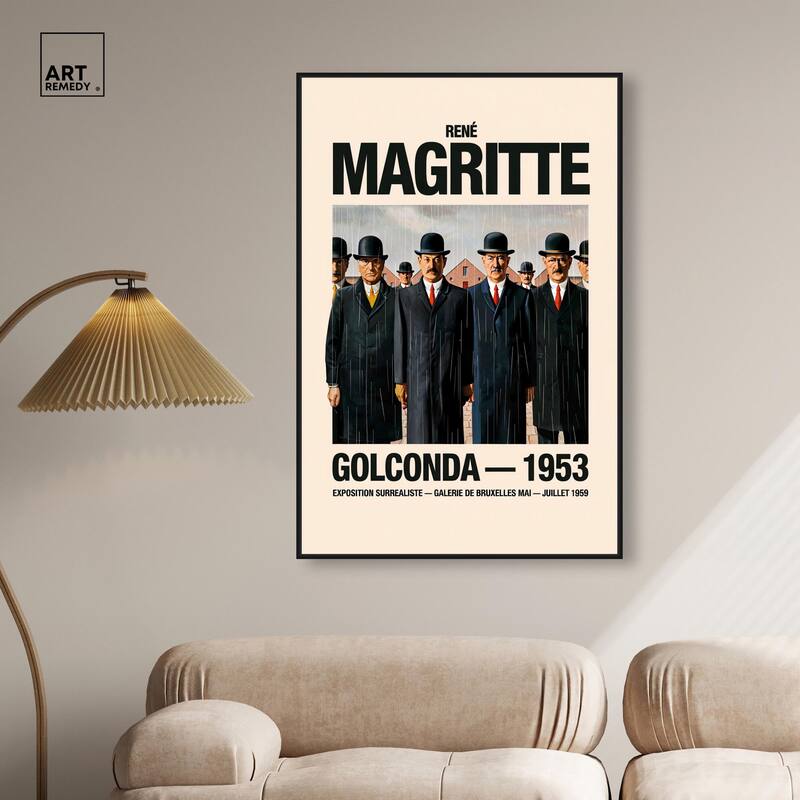Falling Men of Golconda Canvas by Art Remedy