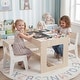 preview thumbnail 7 of 21, Costway Multifunctional Kids Table & 2 Chairs Set with Removable - See Details