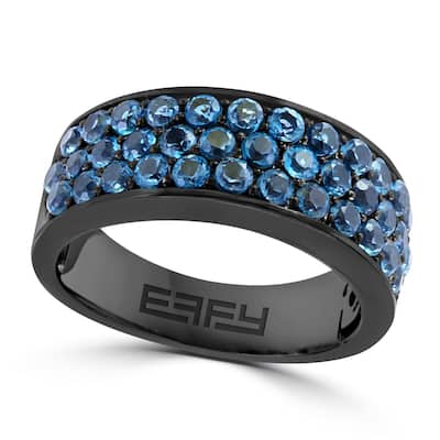 EFFY Men's 925 Sterling Silver London Blue Topaz Ring