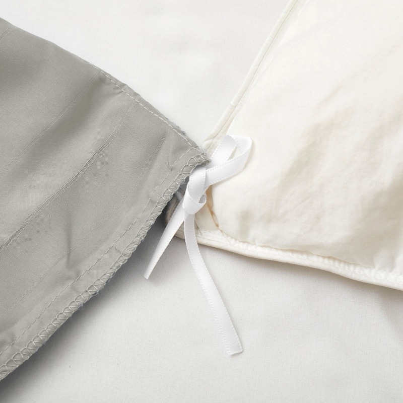 Striped Clipped Jacquard Duvet Cover Set