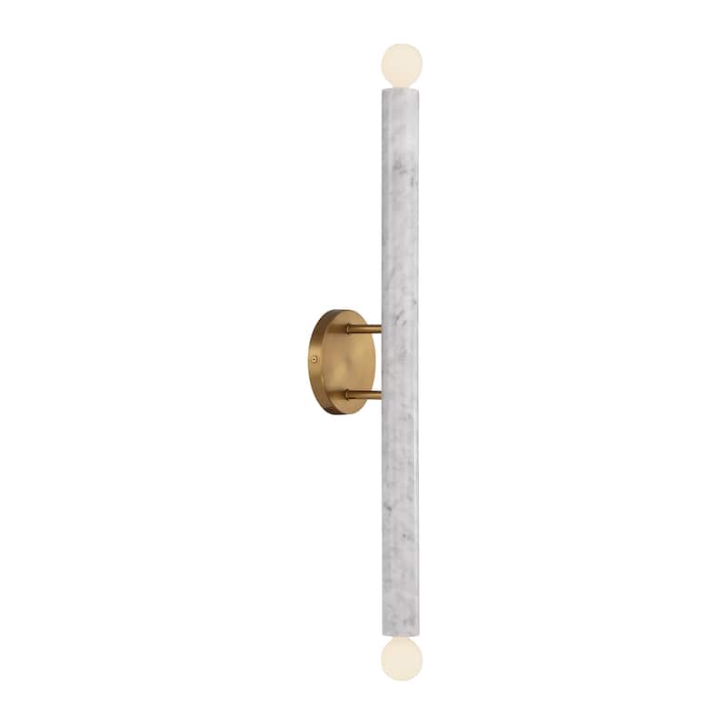 Savoy House 9-2901-2 Callaway 2 Light 26" Tall Bathroom Sconce