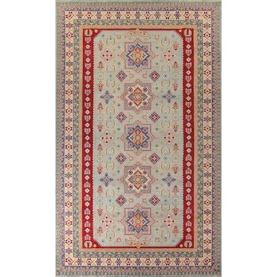 Geometric Kazak Large Oriental Area Rug Handmade Wool Carpet - 9'9" x 16'2"