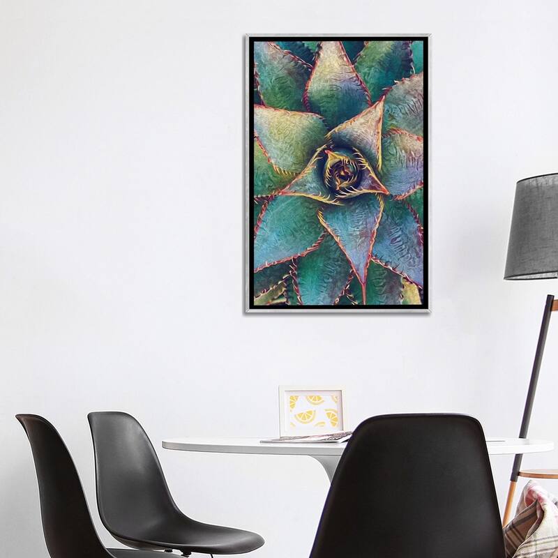 iCanvas "Mexican Agave" by Ievgeniia Bidiuk Framed