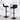 Faux Leather Adjustable Barstools Upholstered Counter Bar Pub Height Stools