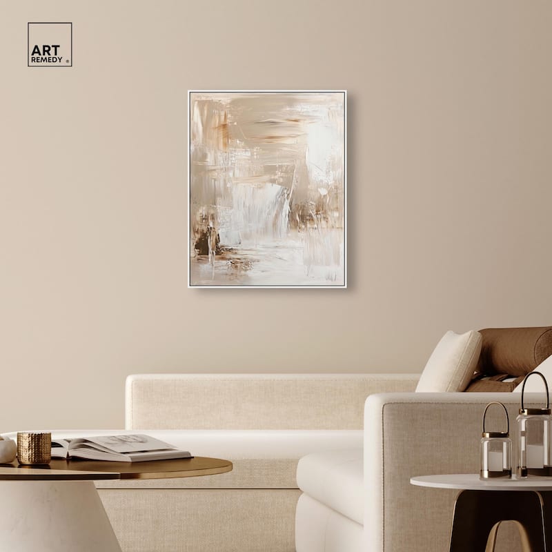Latte Layers II Canvas by Art Remedy