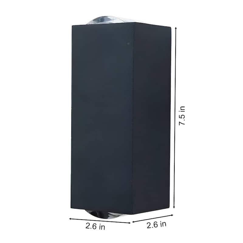 Modern LED Outdoor Beam Wall Sconce Porch Light