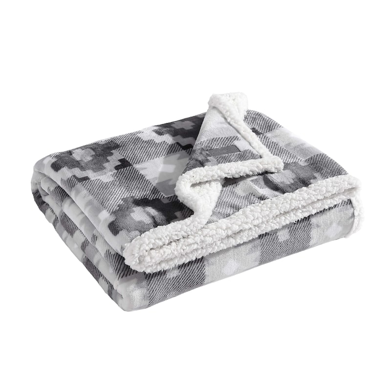 Eddie Bauer Ultra Plush Super Soft & Cozy- Reversible Throw Blankets