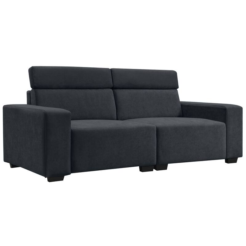 Kata Spacious and Comfortable Velvet Loveseat for Living Room