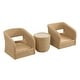 preview thumbnail 26 of 28, Spruce & Spring Patio Fruniture Outdoor Swivel Chair and Side Table